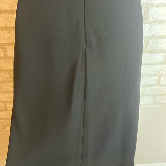 Vintage Y2K Black Halter Midi Dress Sz6 - Picture 8 of 15